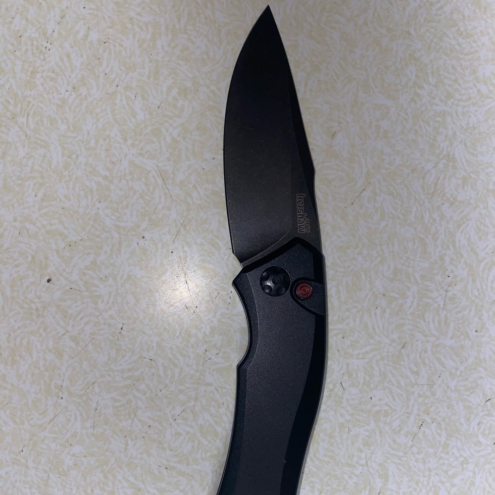 Kershaw Launch 1 Black Wash Knife blade USA